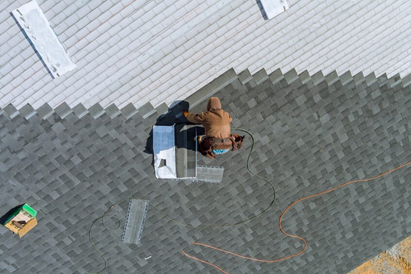 asphalt shingle roof replacement