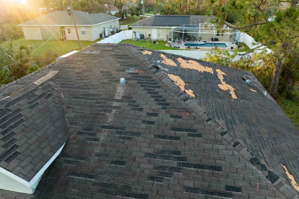 Interactive quiz graphic for HW Contracting's Perfect Roof Quiz, helping users identify ideal roofing solutions for homes in Jacksonville and East Florida.